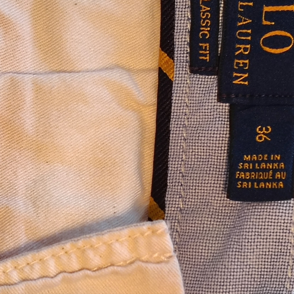 Men's Light Pink Polo  Shorts - Picture 3 of 6